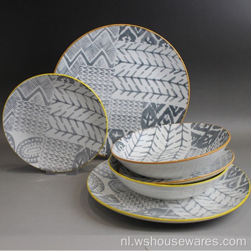 European Style Servies Set Luxe Servies